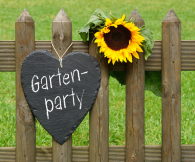 Immobilien mit Garten laden zu Partys ein - Stellen Sie sich bei dieser Gelegenheit Ihrem neuen Nachbarn vor!